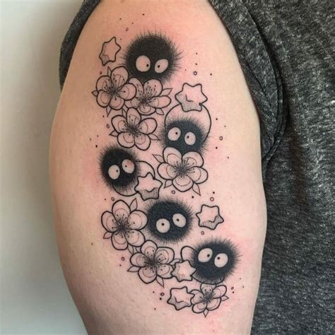 sprite tattoo|The 20 Cutest Soot Sprite Tattoo Designs For Hardcore Ghibli Fans